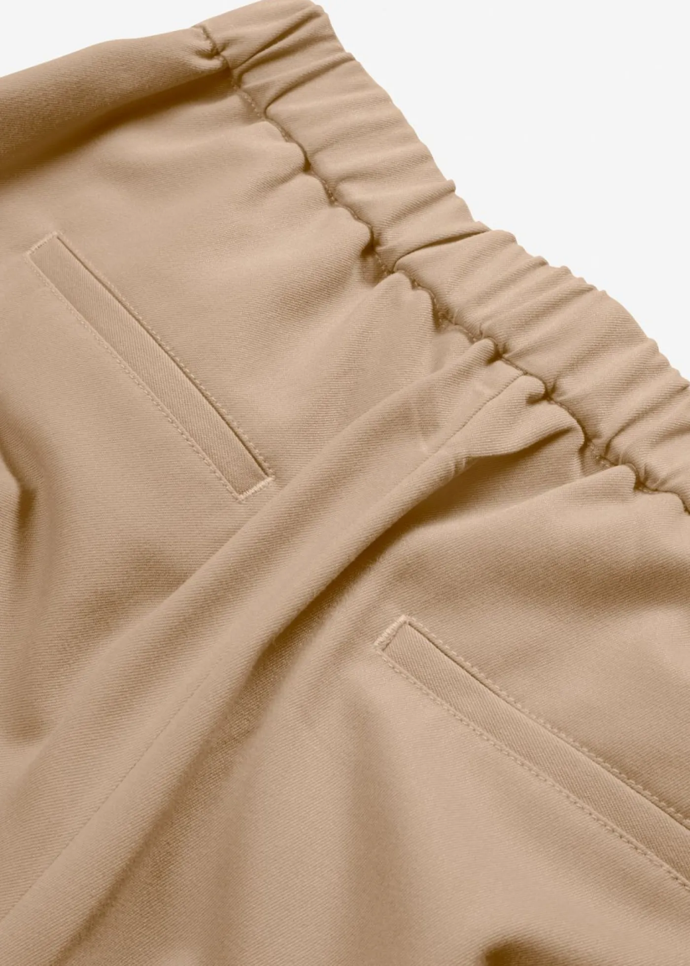 bonprix bonprix Pantalón con pinzas y cinturilla cómoda Café con leche New