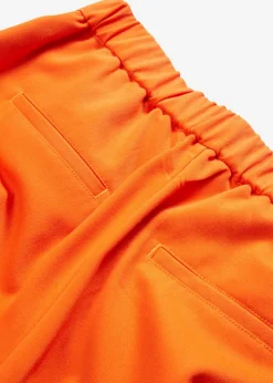 bonprix bonprix Pantalón con pinzas y cinturilla cómoda Naranja cálido Outlet