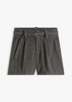 bonprix bonprix Pantalón corto Antracita jaspeado Hot