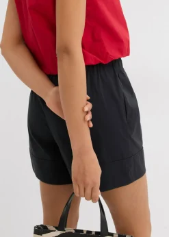 bonprix bonprix Pantalón corto ancho Negro Online