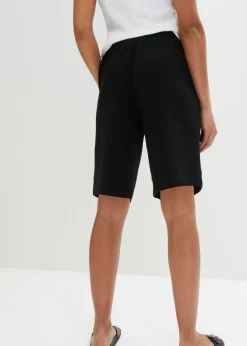 bonprix bonprix Pantalón corto de chándal con bolsillos Negro New