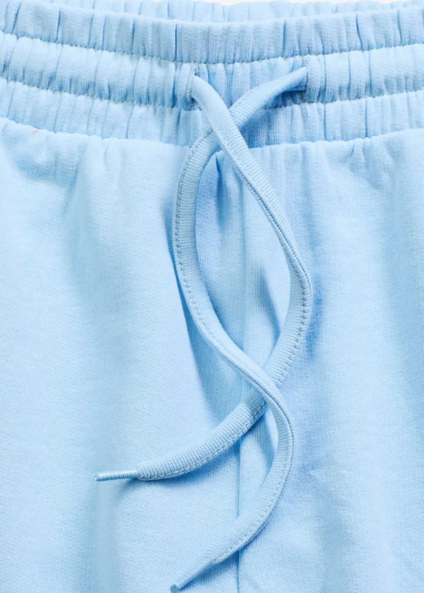 bonprix bonprix Pantalón corto de chándal de algodón orgánico puro Azul claro