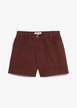 bonprix bonprix Pantalón corto de sarga Marrón tierra
