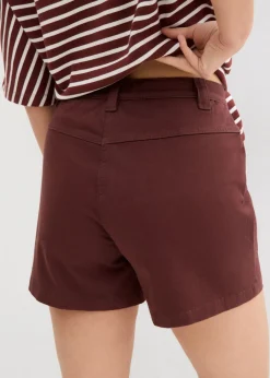 bonprix bonprix Pantalón corto de sarga Marrón tierra