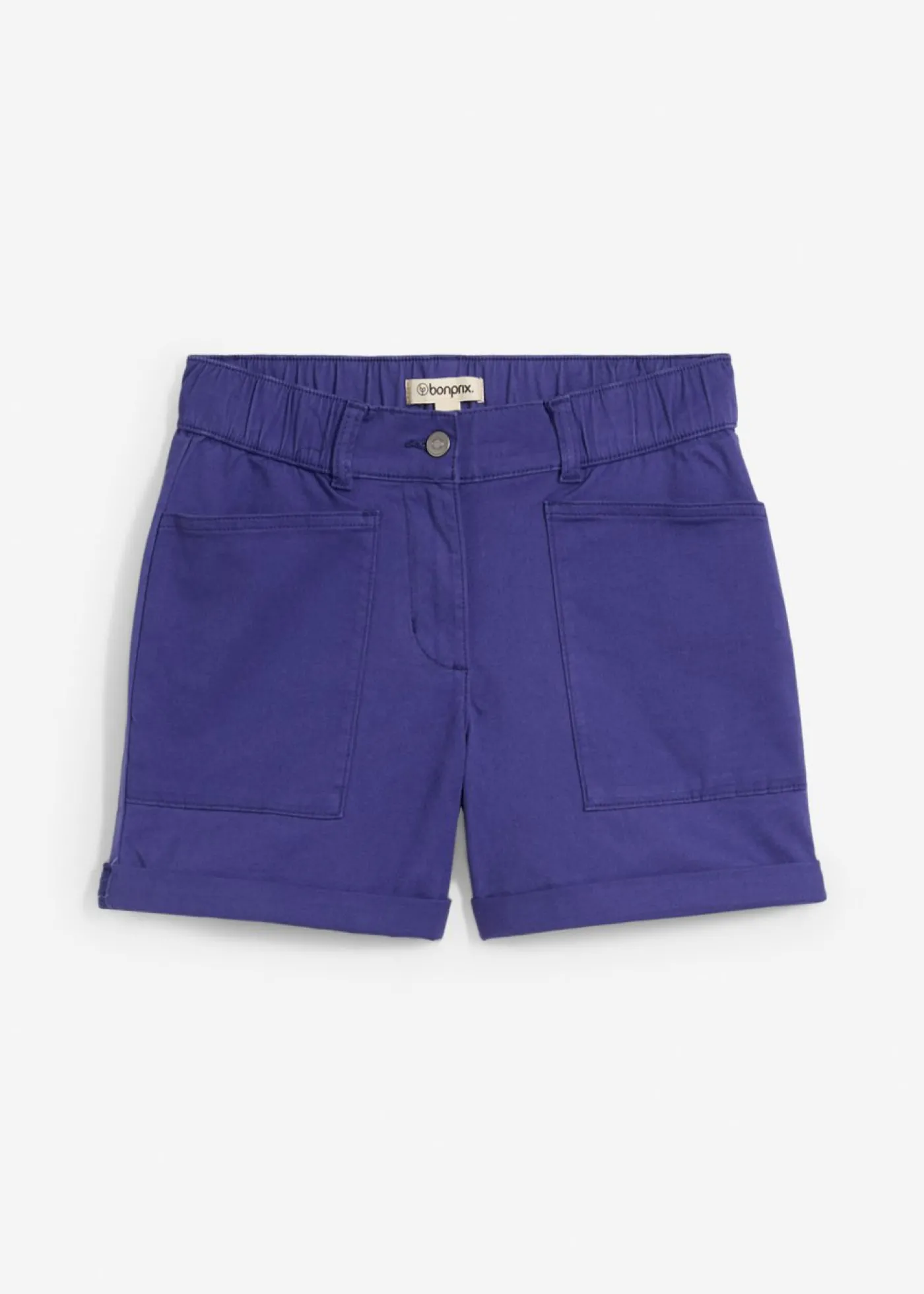 bonprix bonprix Pantalón corto de sarga Azul marino Sale