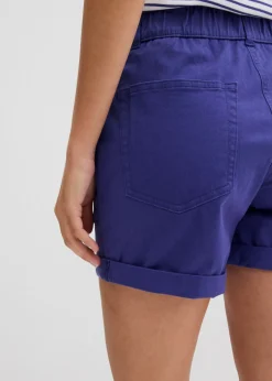 bonprix bonprix Pantalón corto de sarga Azul marino Sale