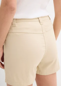 bonprix bonprix Pantalón corto de sarga Arena claro Clearance