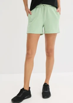 bonprix bonprix Pantalón corto deportivo de secado rápido Verde pastel New