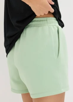 bonprix bonprix Pantalón corto deportivo de secado rápido Verde pastel New