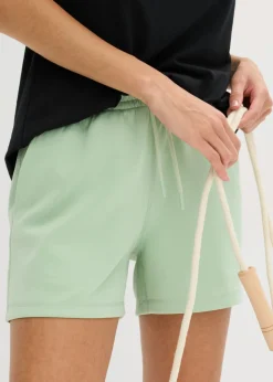 bonprix bonprix Pantalón corto deportivo de secado rápido Verde pastel New