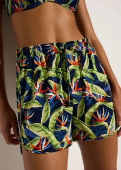 bonprix bonprix Pantalón corto playero Azul marino Sale
