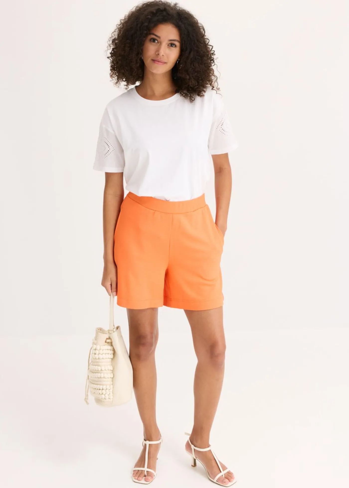 bonprix bonprix Pantalón corto sin cierre de Punto di Roma cómodo mango Clearance