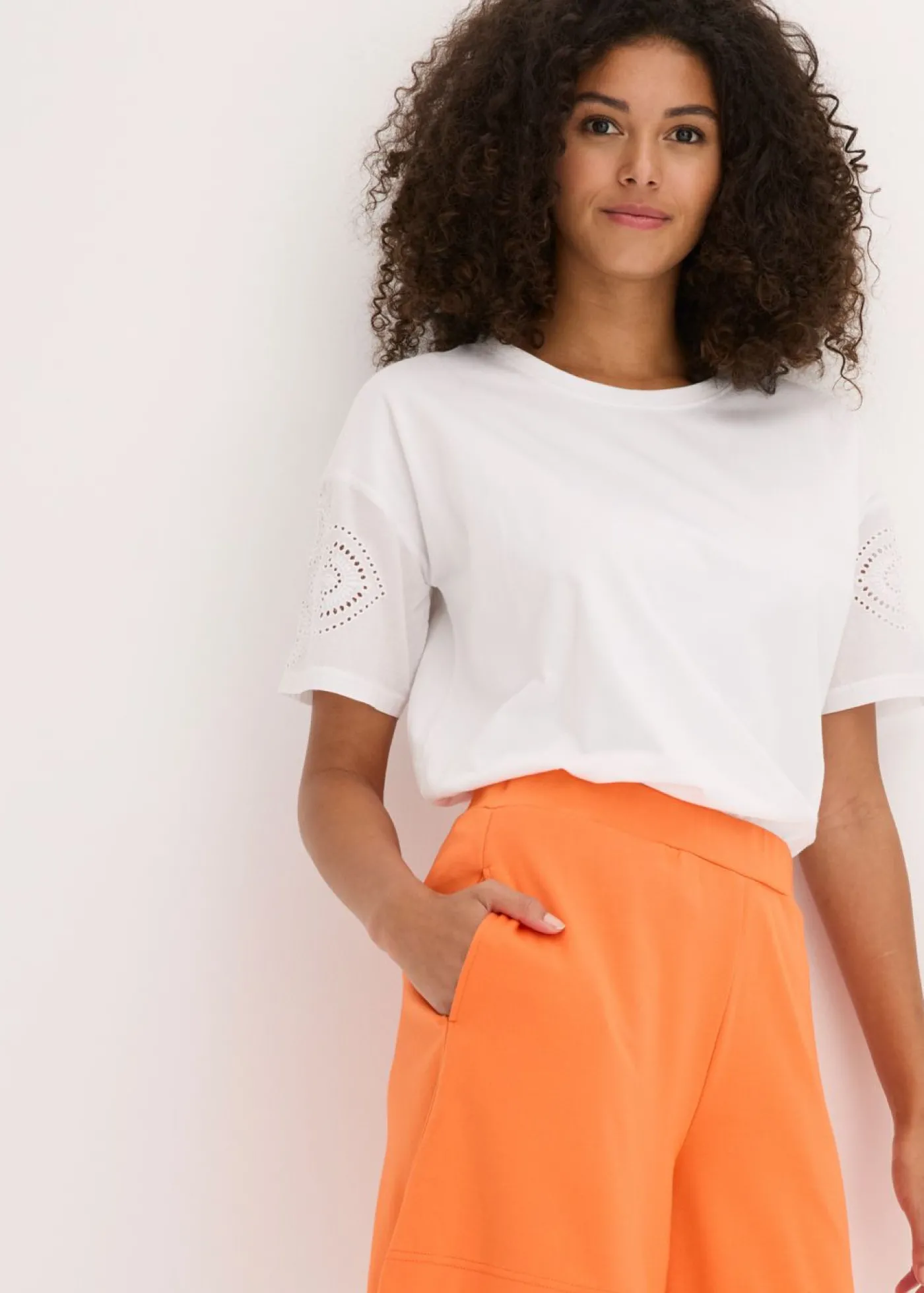 bonprix bonprix Pantalón corto sin cierre de Punto di Roma cómodo mango Clearance
