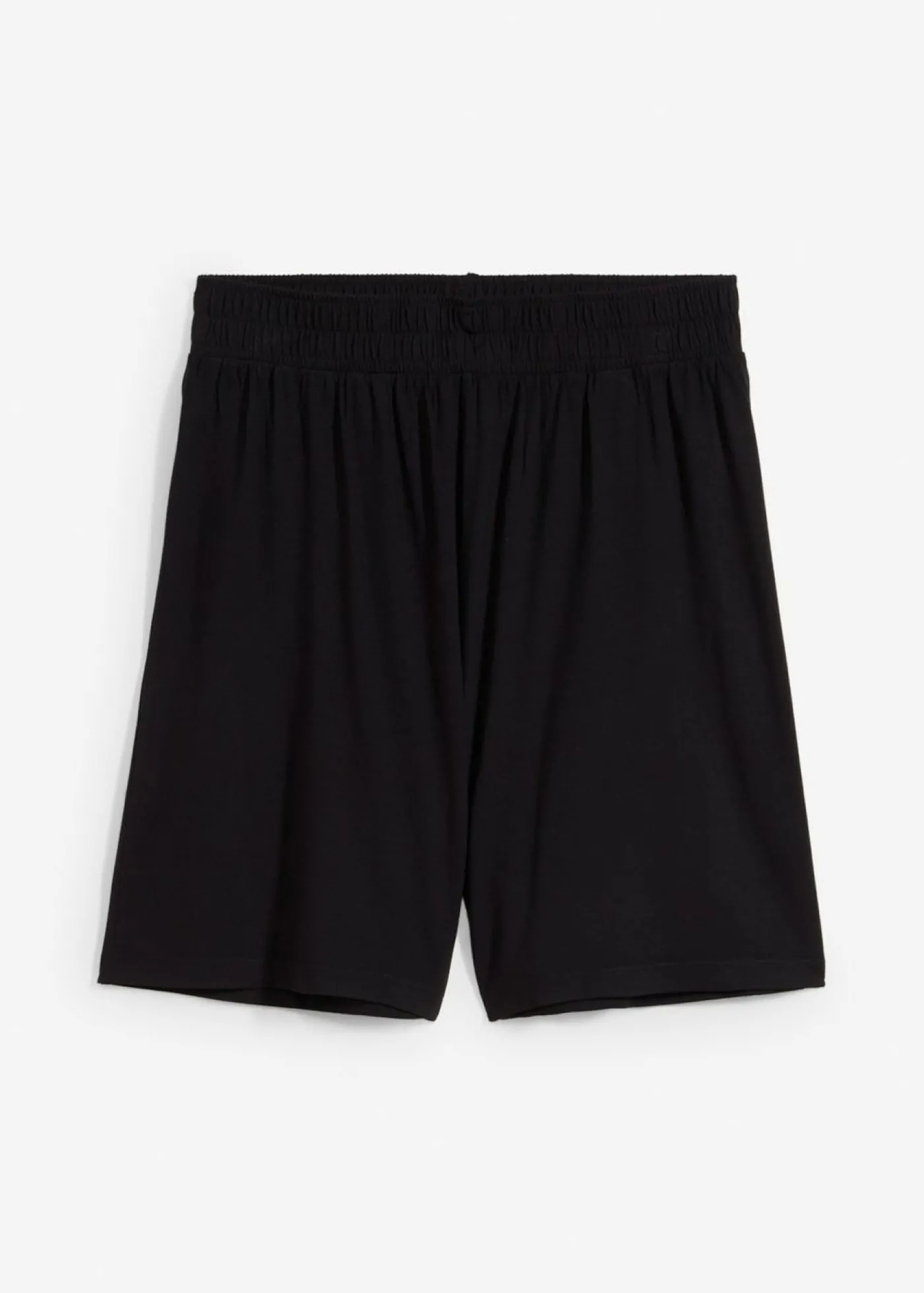 bonprix bonprix Pantalón corto sin cierre de mezcla de viscosa suave Negro Discount
