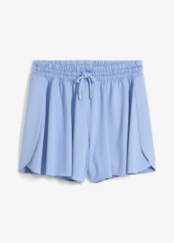 bonprix bonprix Pantalón corto sin cierre con diseño de tenis Azul perla Sale