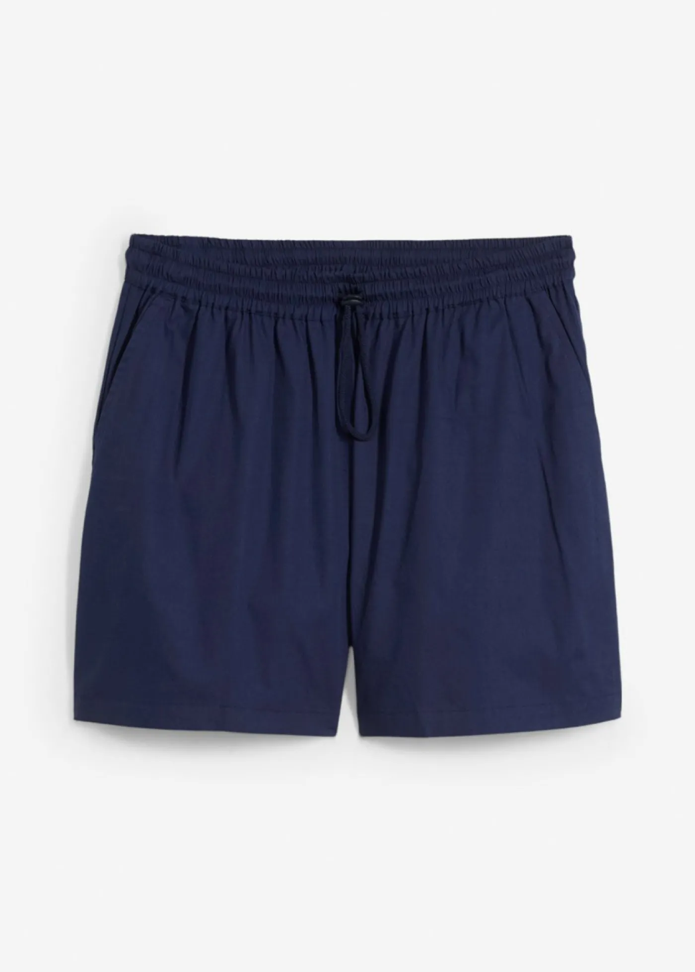 bonprix bonprix Pantalón corto sin cierre de algodón puro Azul marino profundo Best