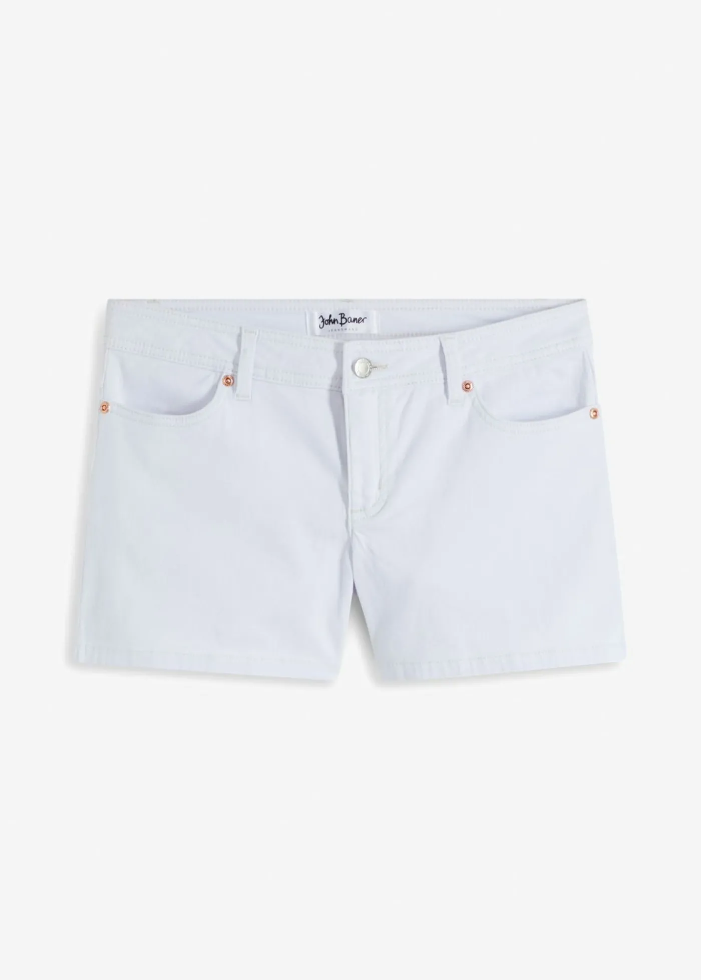 bonprix bonprix Pantalón corto vaquero sarga blanca usado