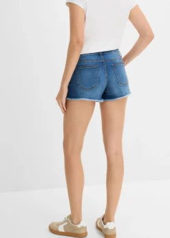 bonprix bonprix Pantalón corto vaquero con bordado Denim Discount