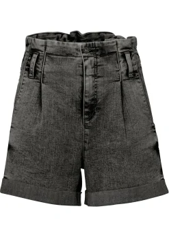 bonprix bonprix Pantalón corto vaquero paperbag denim negro Best