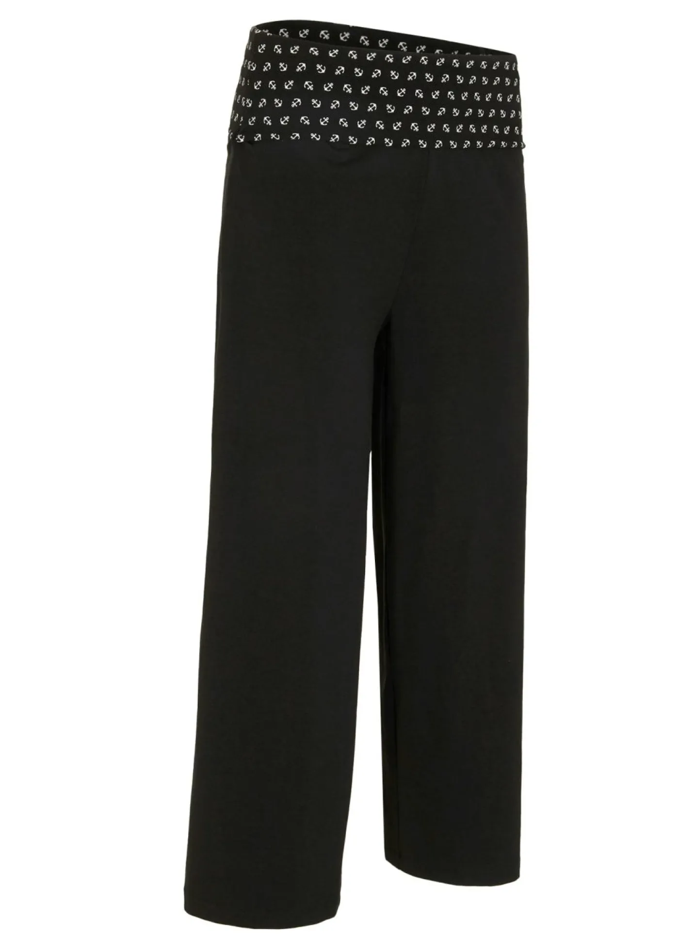 bonprix bonprix Pantalón de algodón Negro Outlet