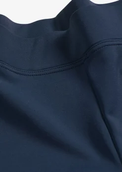 bonprix bonprix Pantalón de baño capri con cinturilla elástica Azul marino Online