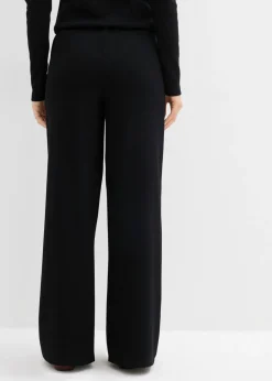 bonprix bonprix Pantalón de canalé Negro New
