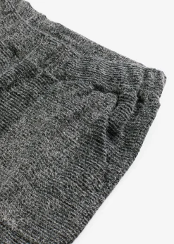 bonprix bonprix Pantalón de chenilla de suave gris jaspeado moteado Online