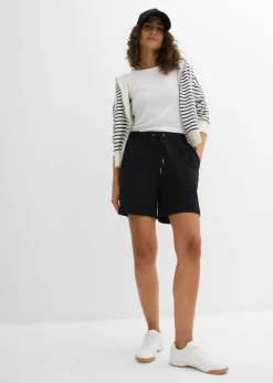 bonprix bonprix Pantalón de chándal Negro Online