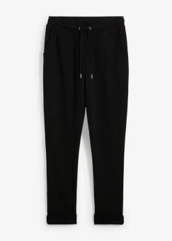 bonprix bonprix Pantalón de chándal ajustado Negro Clearance