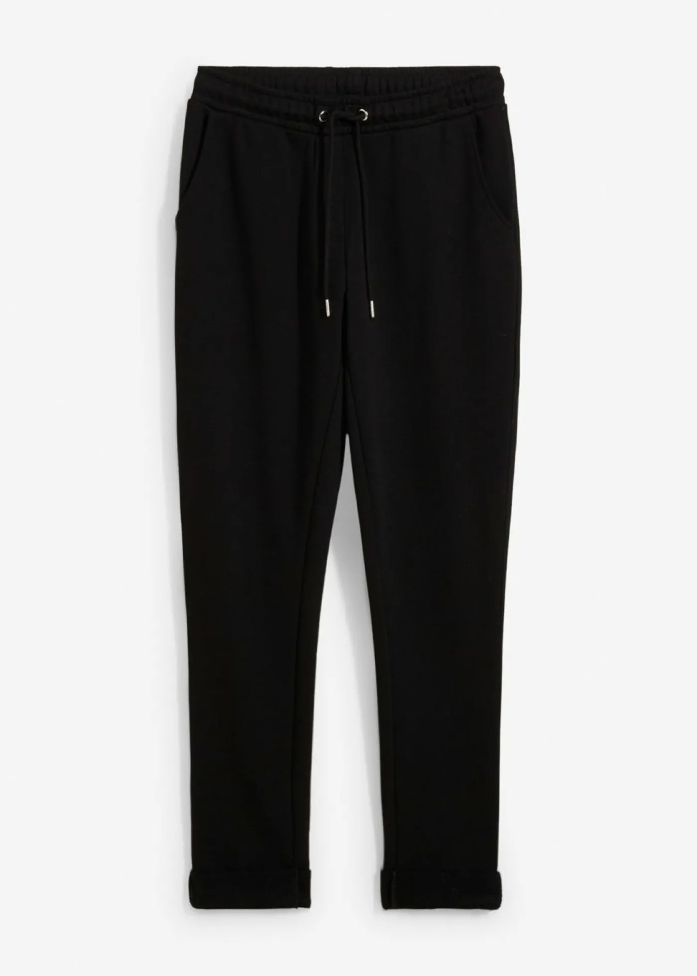 bonprix bonprix Pantalón de chándal ajustado Negro Clearance
