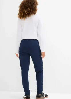 bonprix bonprix Pantalón de chándal con cintura cómoda Azul marino