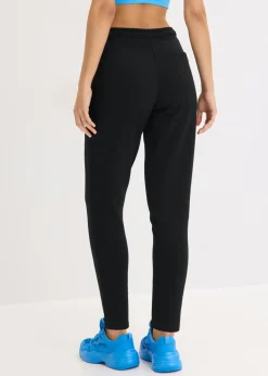 bonprix bonprix Pantalón de chándal con cinturilla elástica Negro Hot