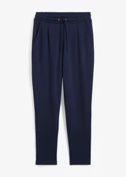 bonprix bonprix Pantalón de chándal con cinturilla elástica Azul marino