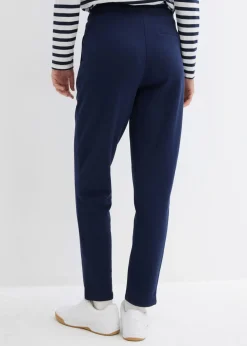 bonprix bonprix Pantalón de chándal con cinturilla elástica Azul marino