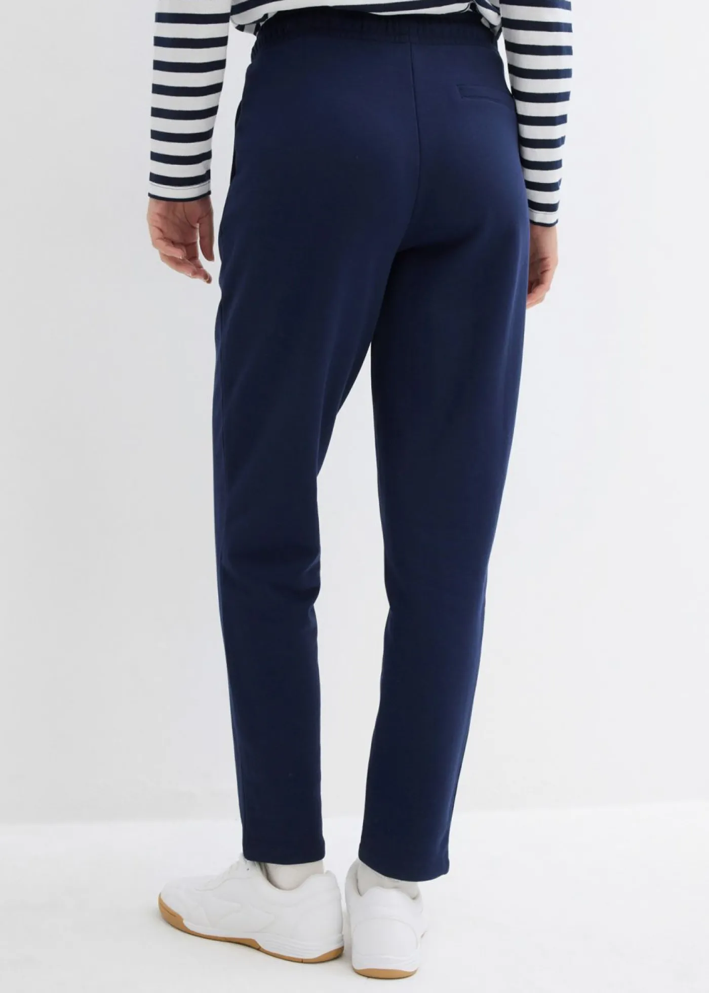 bonprix bonprix Pantalón de chándal con cinturilla elástica Azul marino