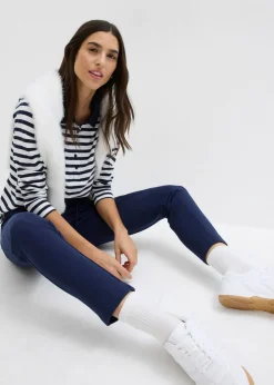bonprix bonprix Pantalón de chándal con cinturilla elástica Azul marino