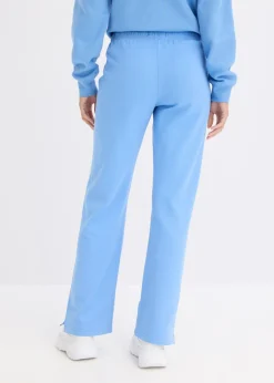 bonprix bonprix Pantalón de chándal de algodón puro (2 unidades) azul provenzal/negro
