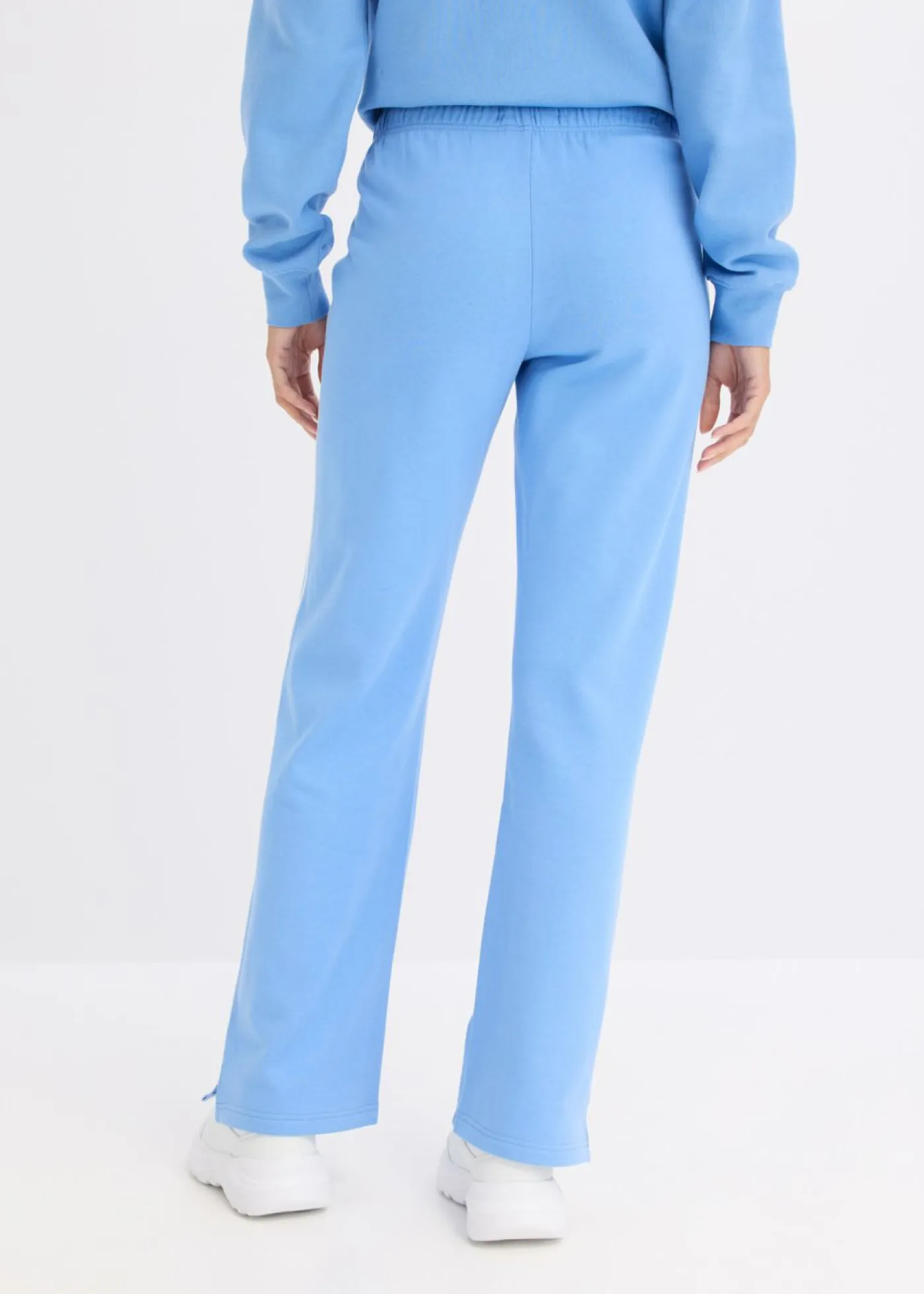 bonprix bonprix Pantalón de chándal de algodón puro (2 unidades) azul provenzal/negro