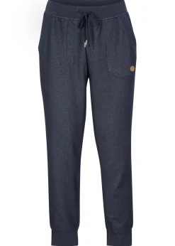 bonprix bonprix Pantalón de chándal de aspecto vaquero de 7/8 Azul oscuro Clearance