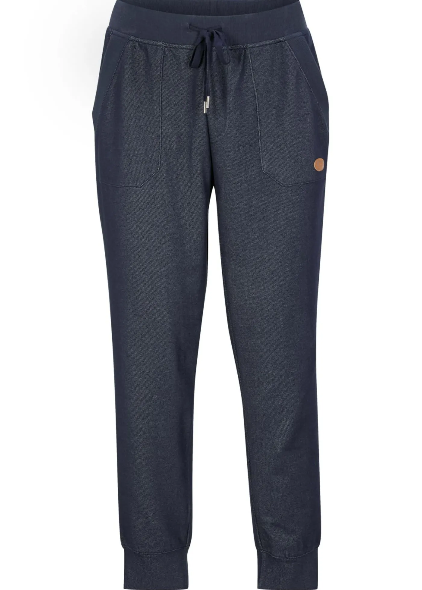bonprix bonprix Pantalón de chándal de aspecto vaquero de 7/8 Azul oscuro Clearance