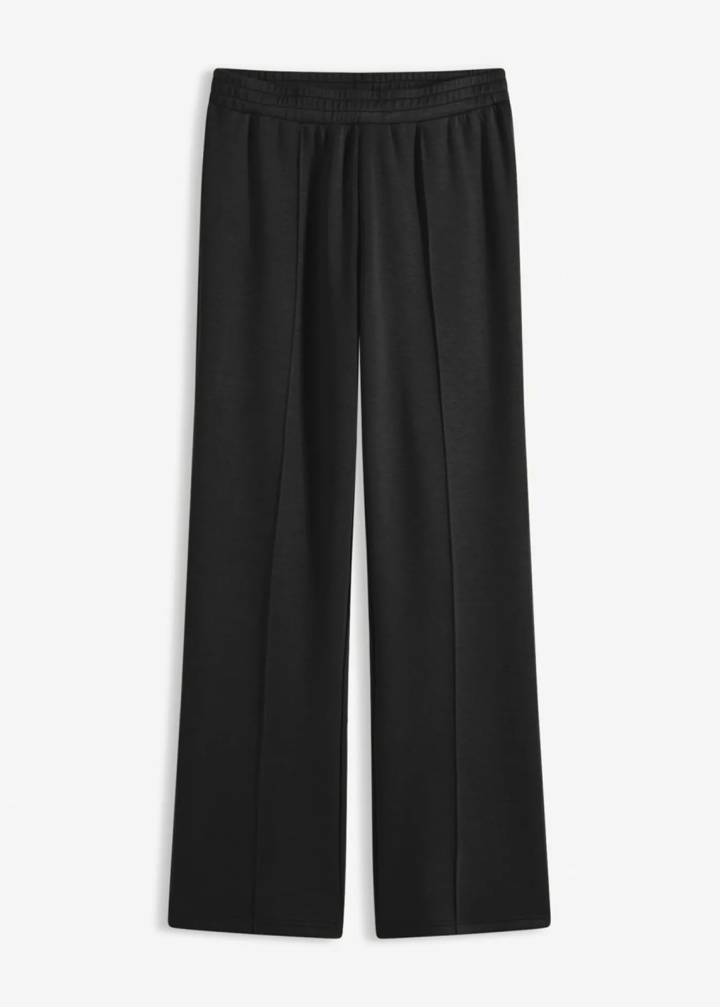 bonprix bonprix Pantalón de chándal de mezcla de viscosa suave Negro New