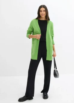 bonprix bonprix Pantalón de chándal de mezcla de viscosa suave Negro New