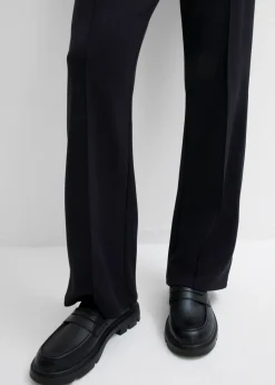 bonprix bonprix Pantalón de chándal de mezcla de viscosa suave Negro New