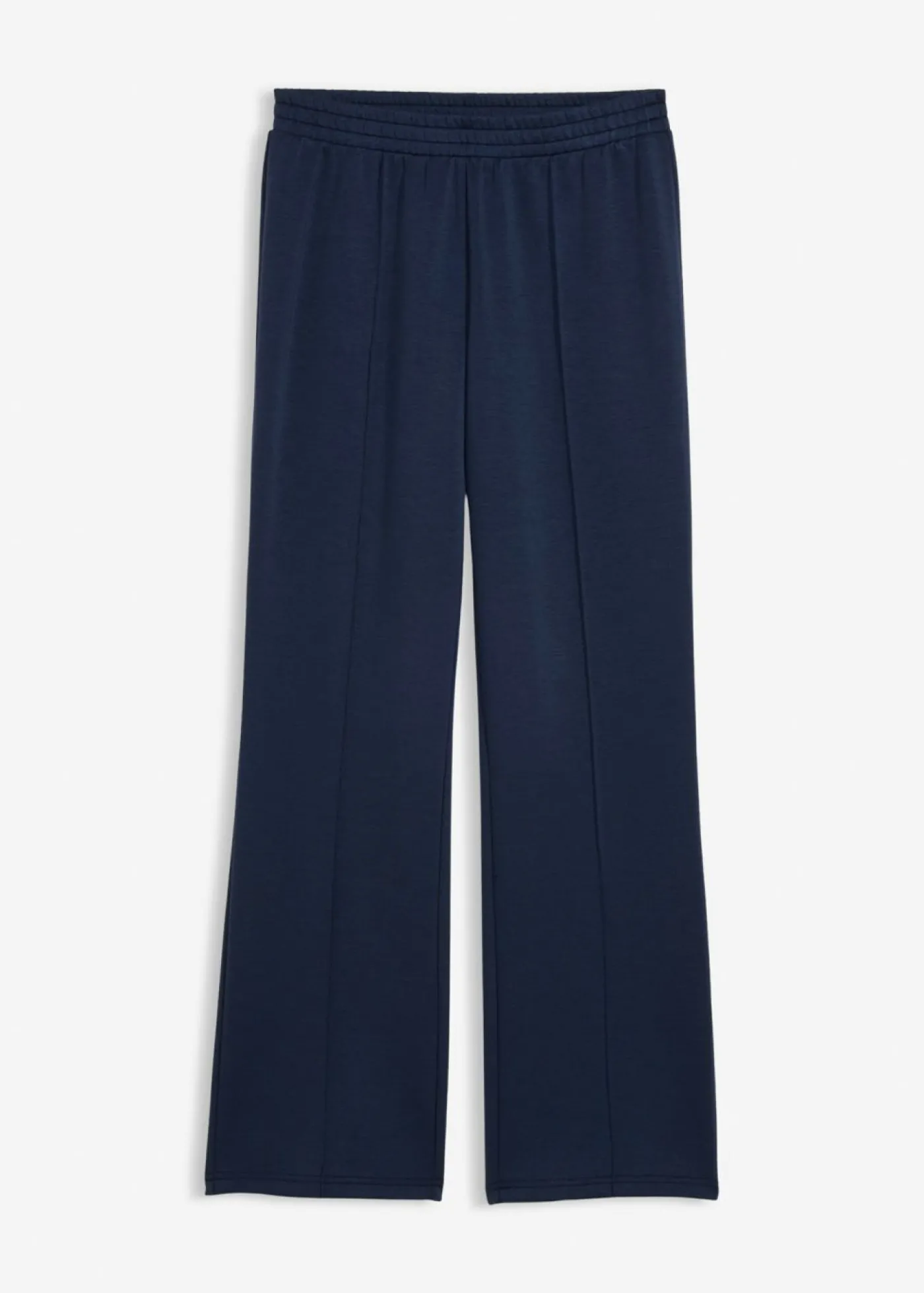 bonprix bonprix Pantalón de chándal de mezcla de viscosa suave Azul marino