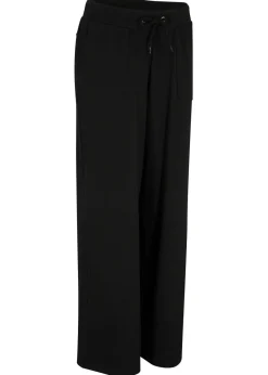 bonprix bonprix Pantalón de chándal de mezcla de algodón Negro Best