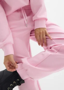 bonprix bonprix Pantalón de chándal de neopreno suave rosa cristal Online