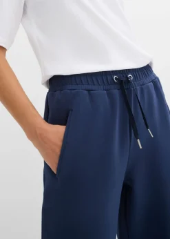 bonprix bonprix Pantalón de chándal de neopreno suave Azul marino