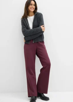 bonprix bonprix Pantalón de chándal de neopreno rojo burdeos Discount