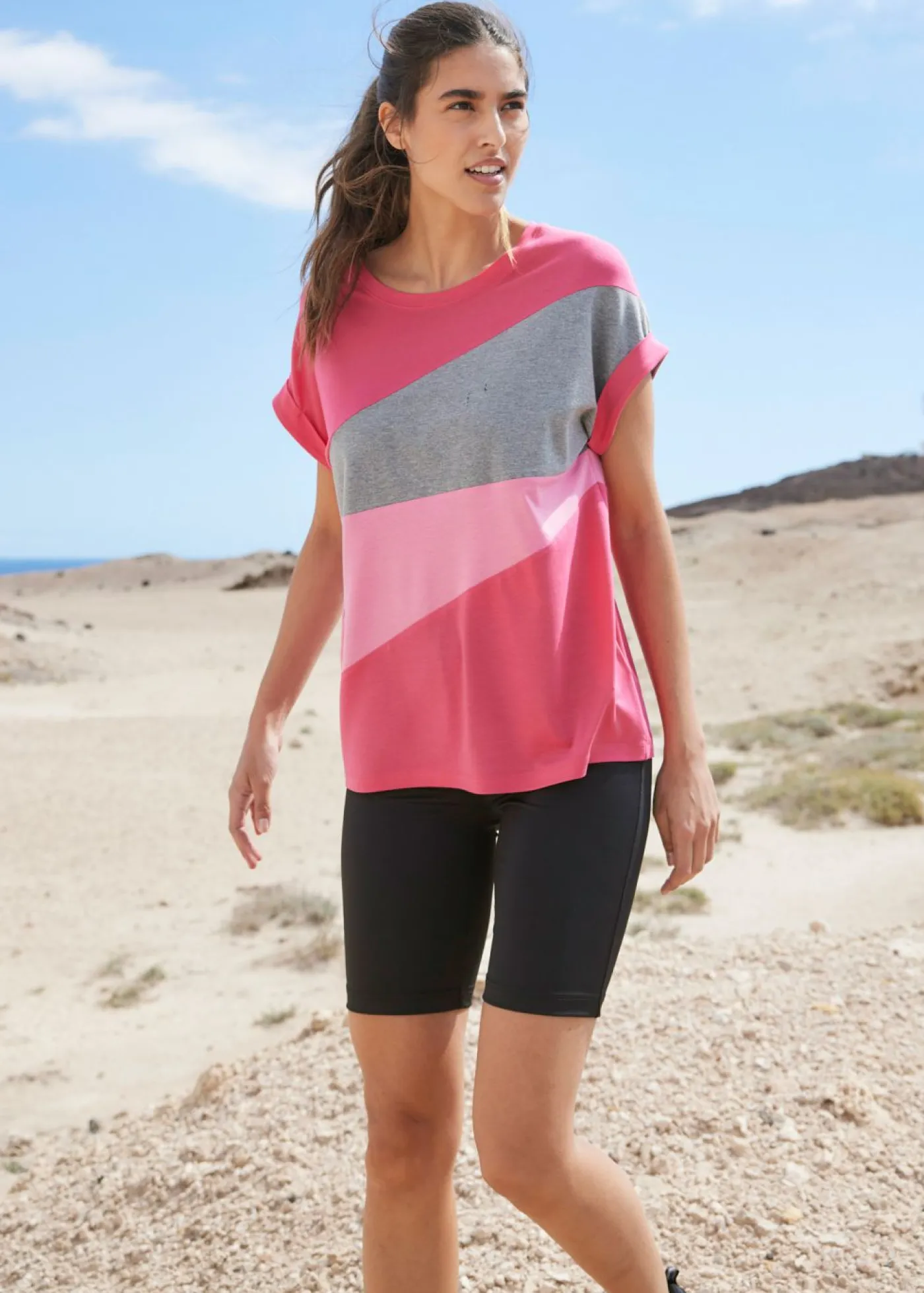 bonprix bonprix Pantalón de ciclista funcional de secado rápido Negro Sale