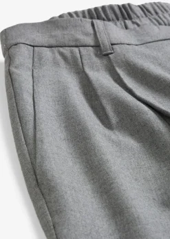bonprix bonprix Pantalón de lana con pinzas gris moteado Hot